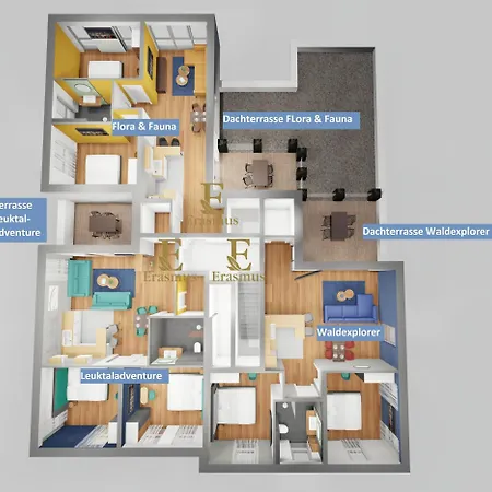 Apartment Erasmus - Zum Wohlfühlen Trassem